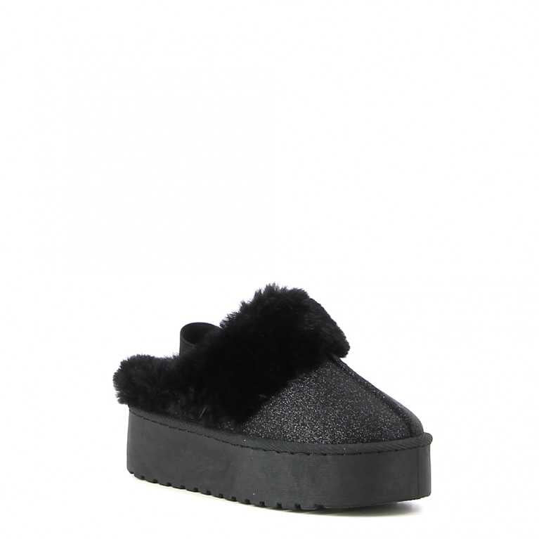 MULES pailletées MILA NOIR
