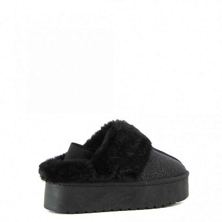 MULES pailletées MILA NOIR