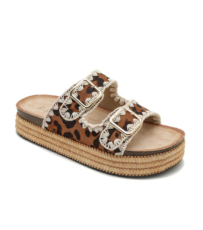 SANDALES femme ZAYA LEOPARD