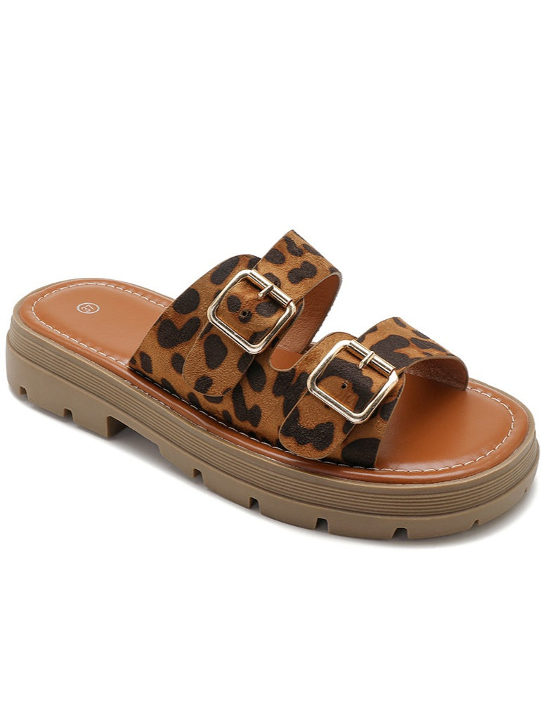 SANDALES à plateforme femme KAELLE LEOPARD