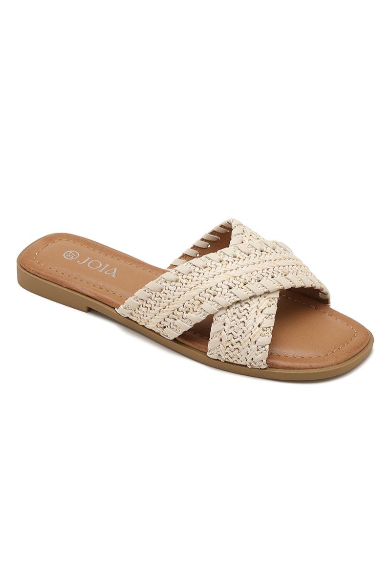 SANDALES plates femme FANNY BEIGE