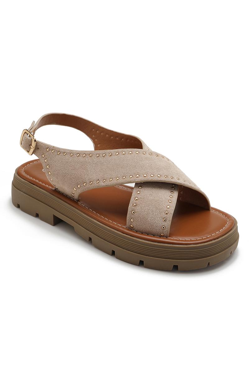 SANDALES à plateforme femme SOLINE BEIGE