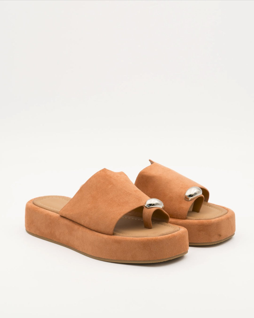 sandales bague orteil femme AMEL Pêche