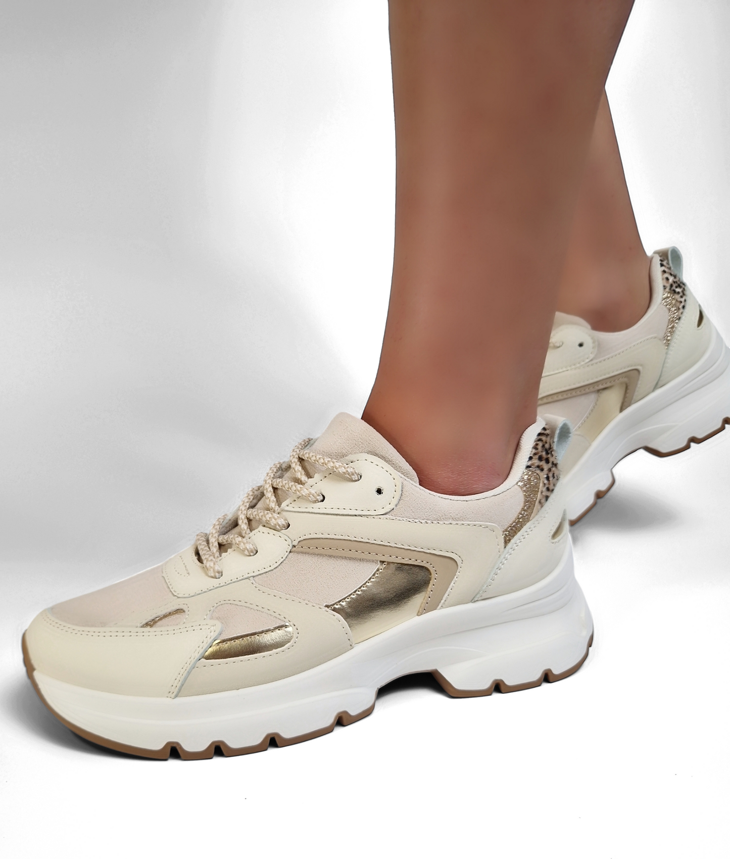 BASKETS femmes ESTELLE BEIGE