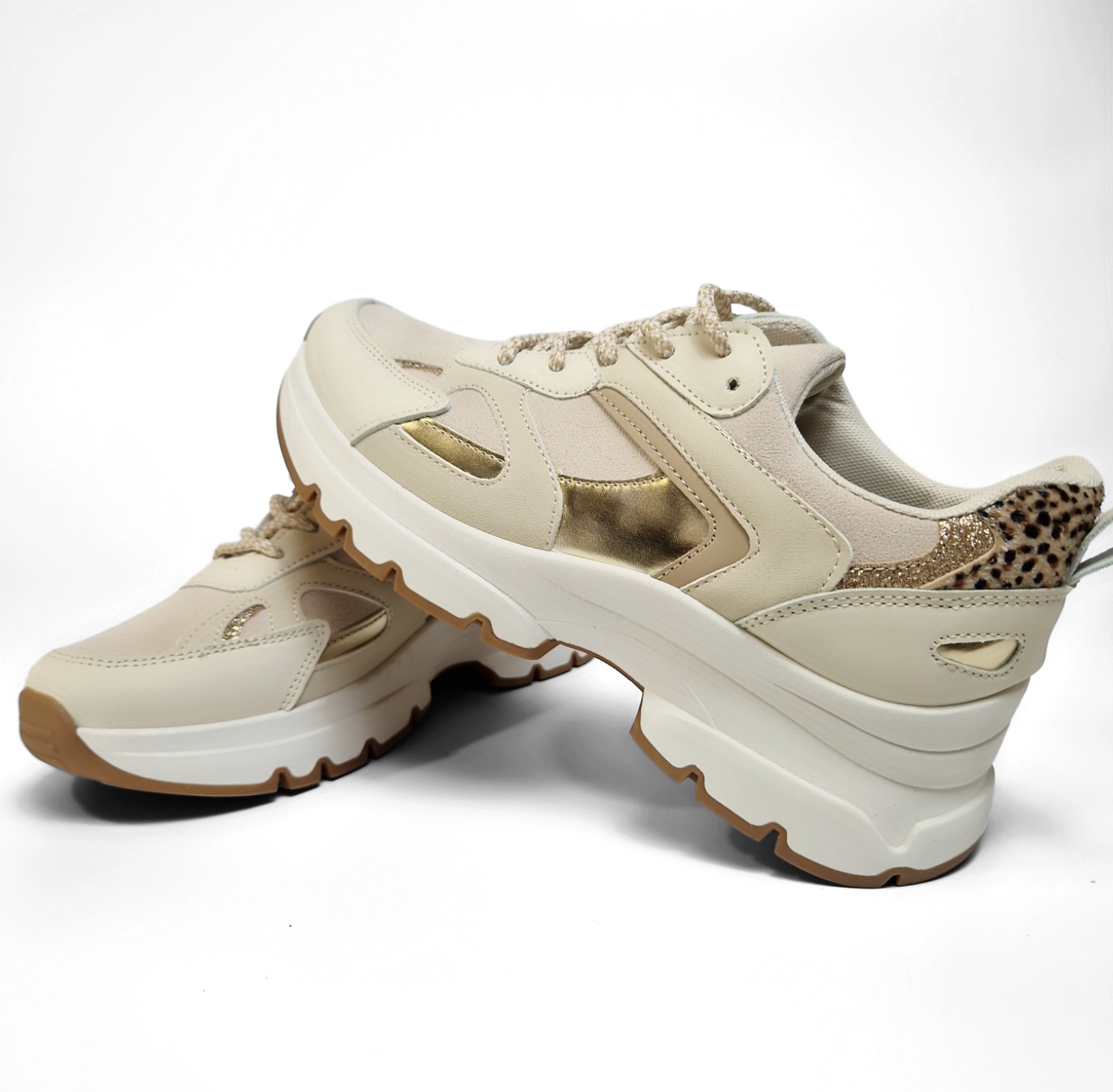 BASKETS femmes ESTELLE BEIGE
