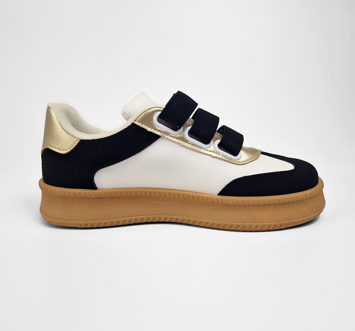 BASKETS femme scratch LINDA NOIRE