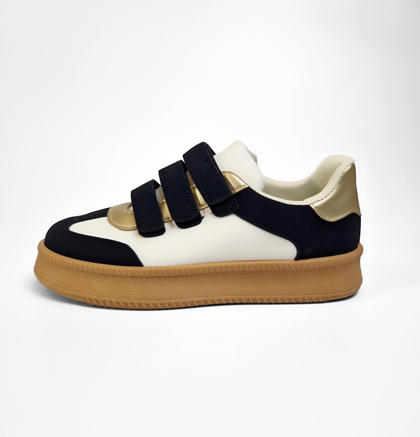 BASKETS femme scratch LINDA NOIRE