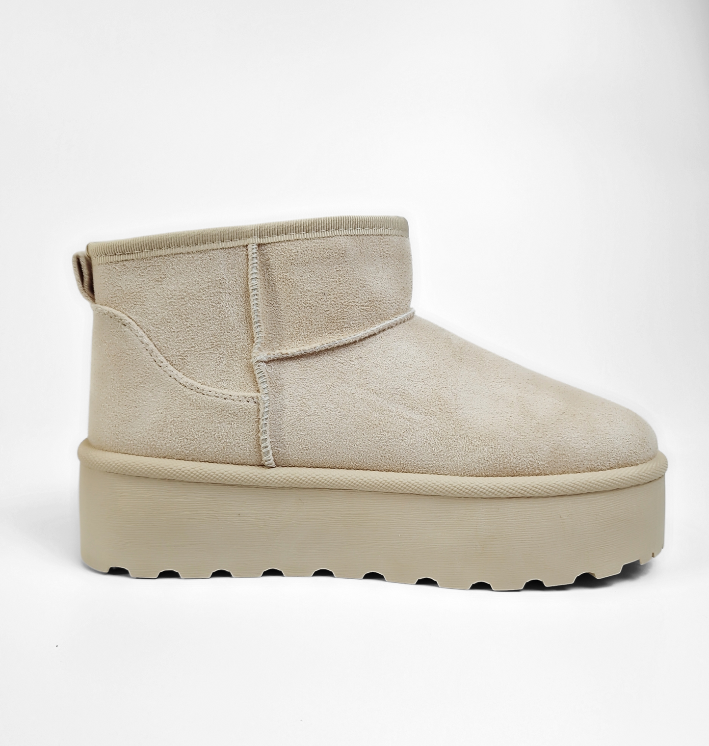 BOTTINES fourrées femmes ALBA BEIGE