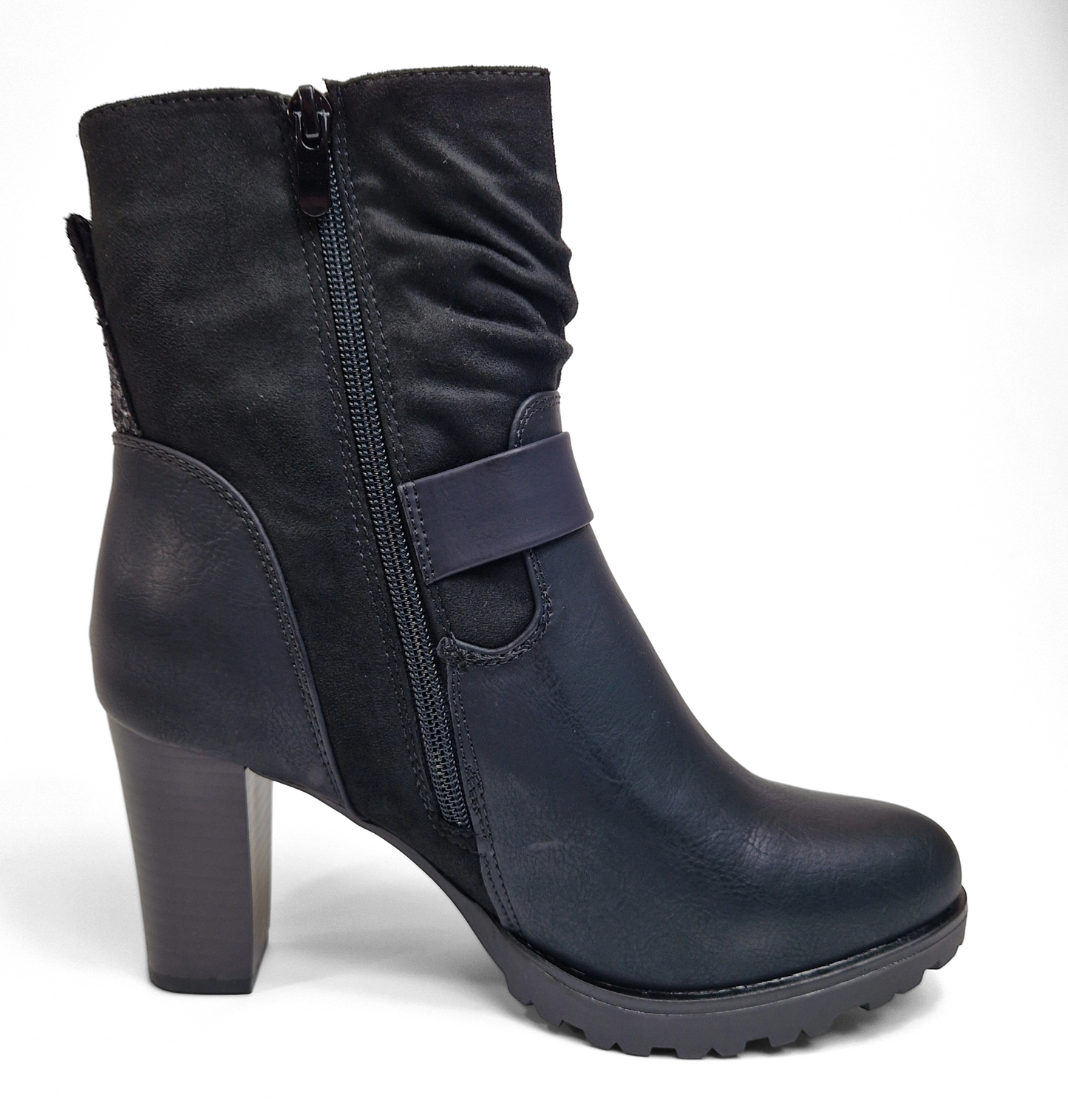 BOTTINES femmes à talon CLARISSE NOIRE