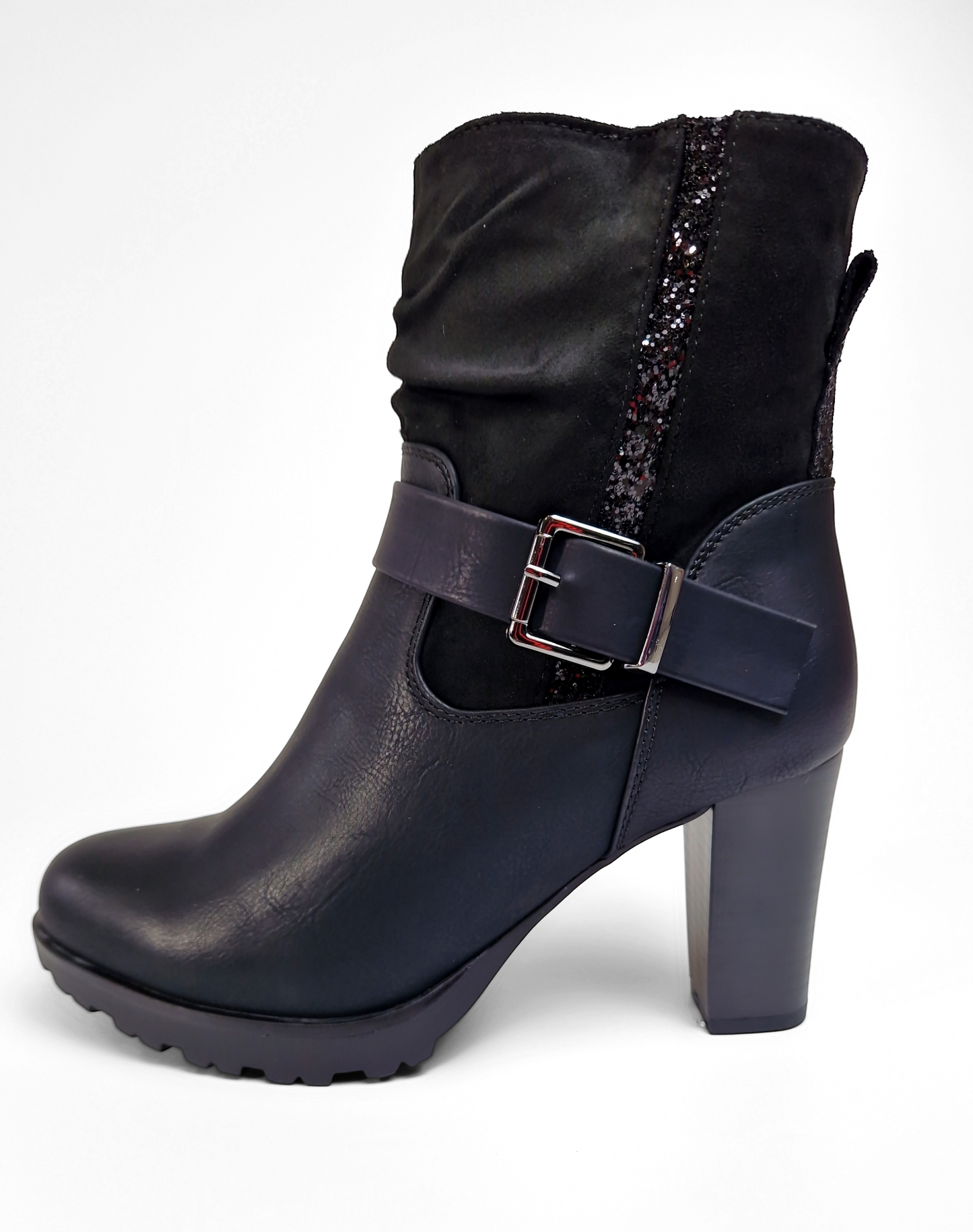 BOTTINES femmes à talon CLARISSE NOIRE