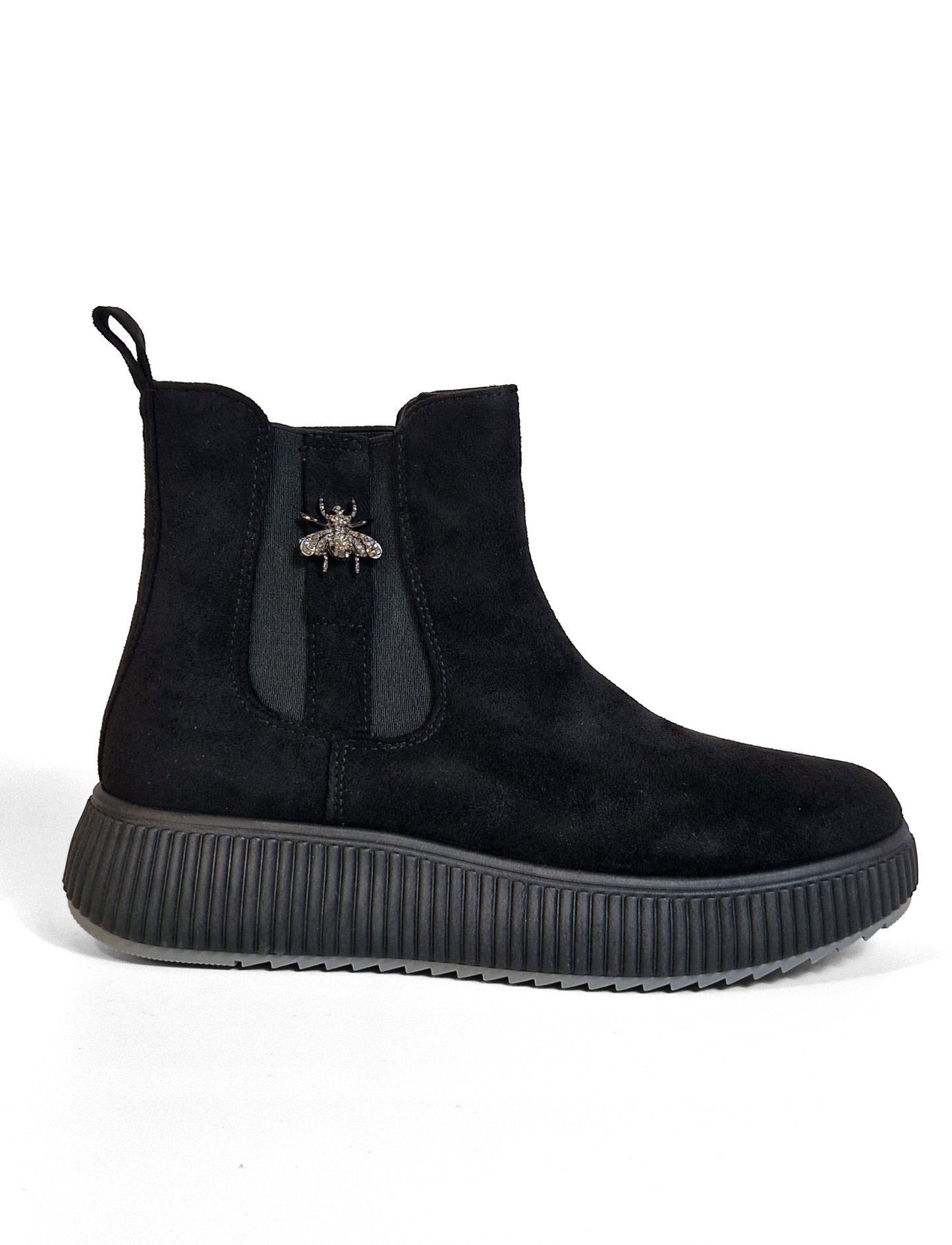 BOTTINES femmes plates JEANNE NOIRE
