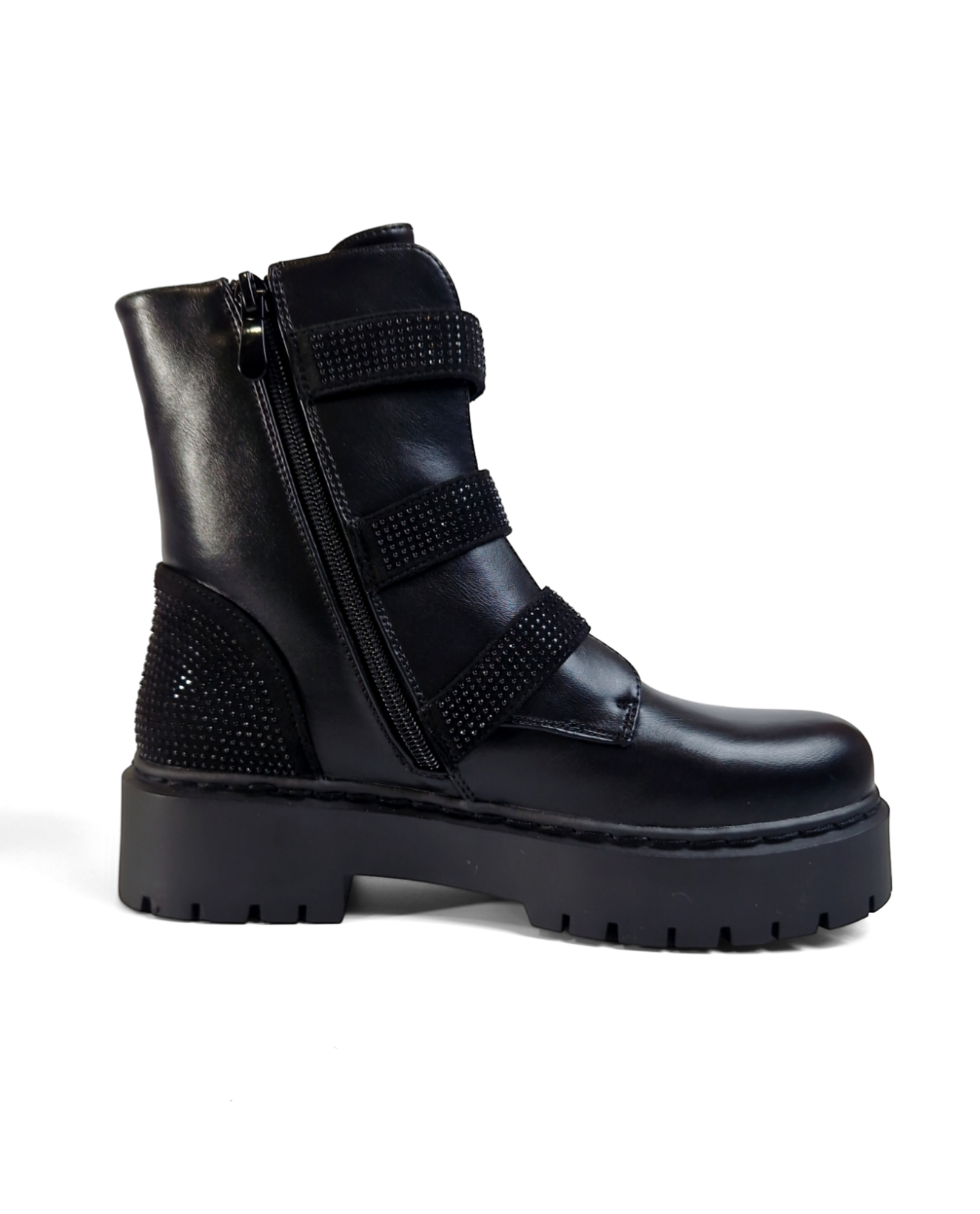 BOTTINES strass ALMA NOIRE