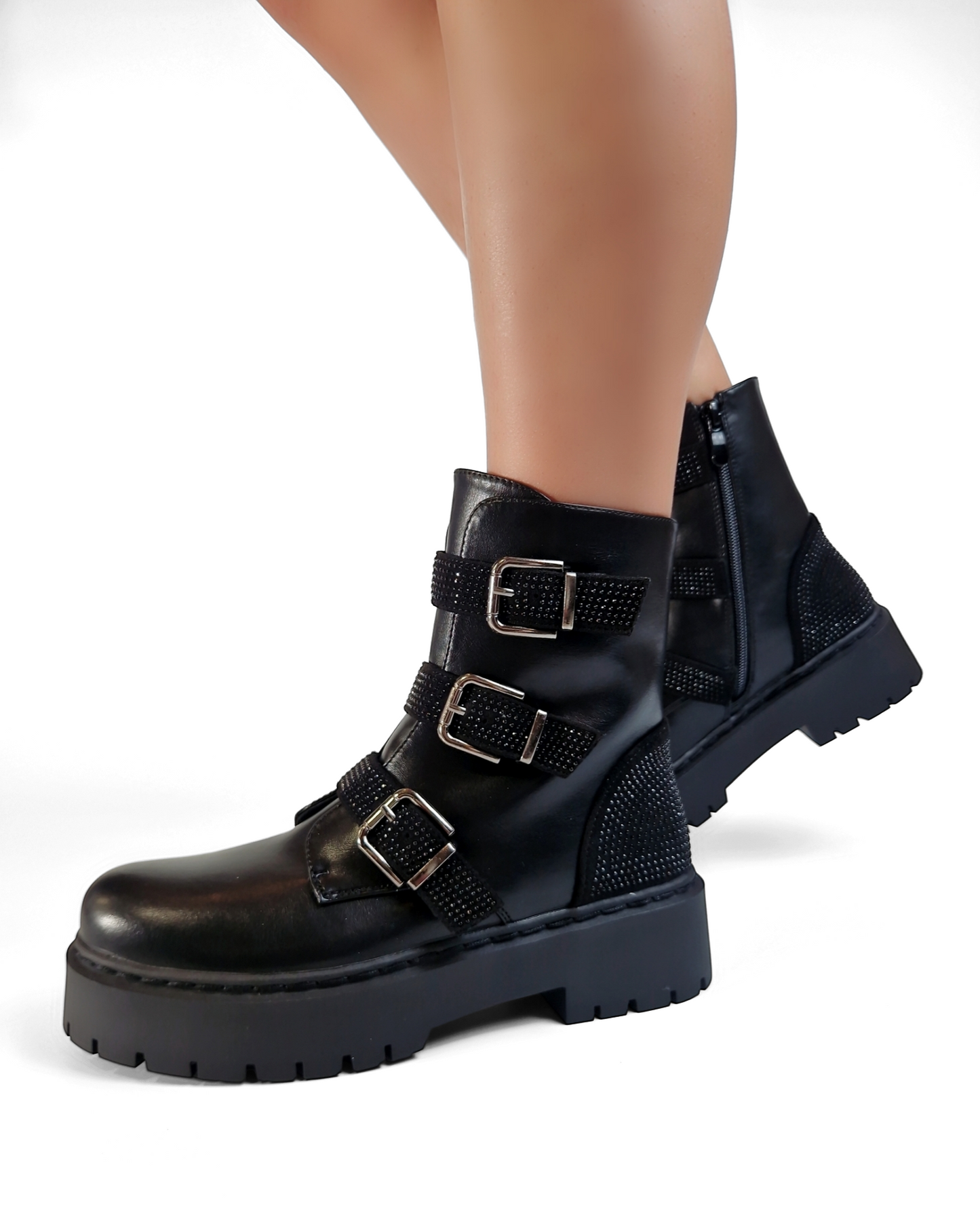 BOTTINES strass ALMA NOIRE