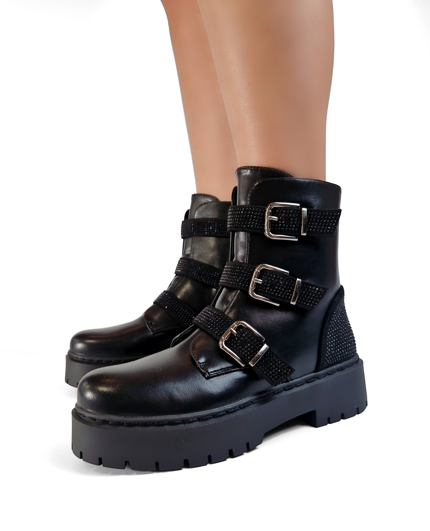 BOTTINES strass ALMA NOIRE