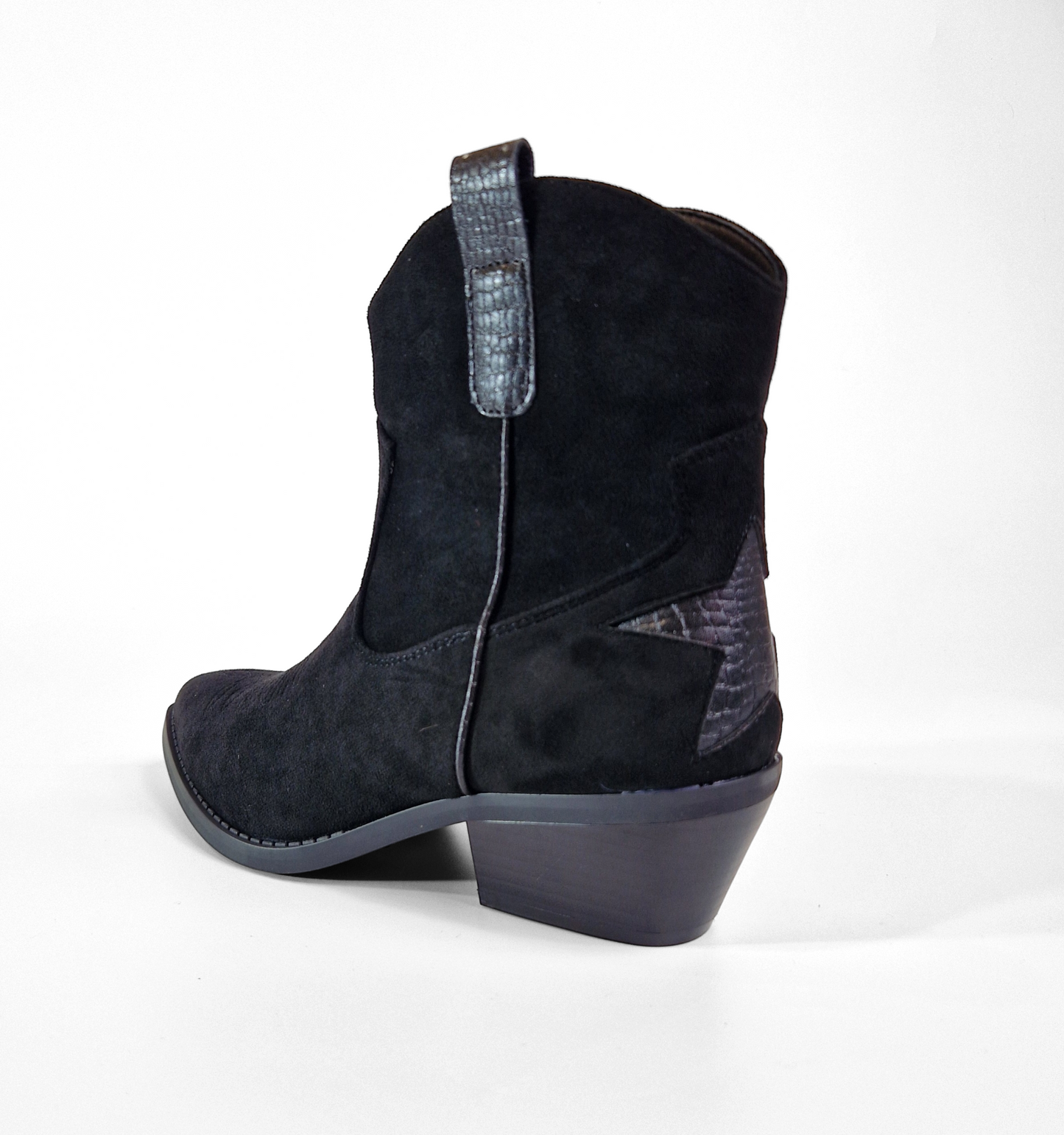 BOTTINES santiags bottillons étoiles SANDRA NOIRE