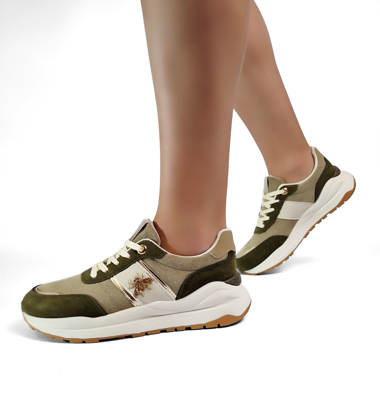BASKETS femmes SOPHIE KAKI