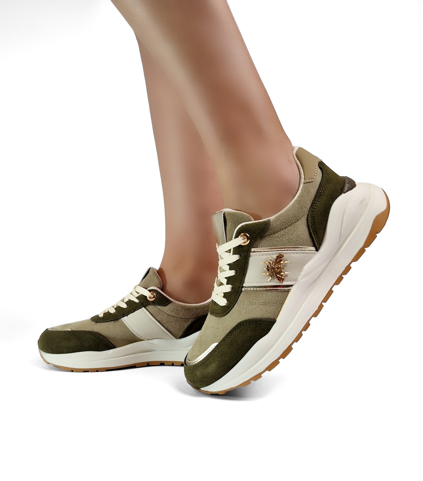 BASKETS femmes SOPHIE KAKI