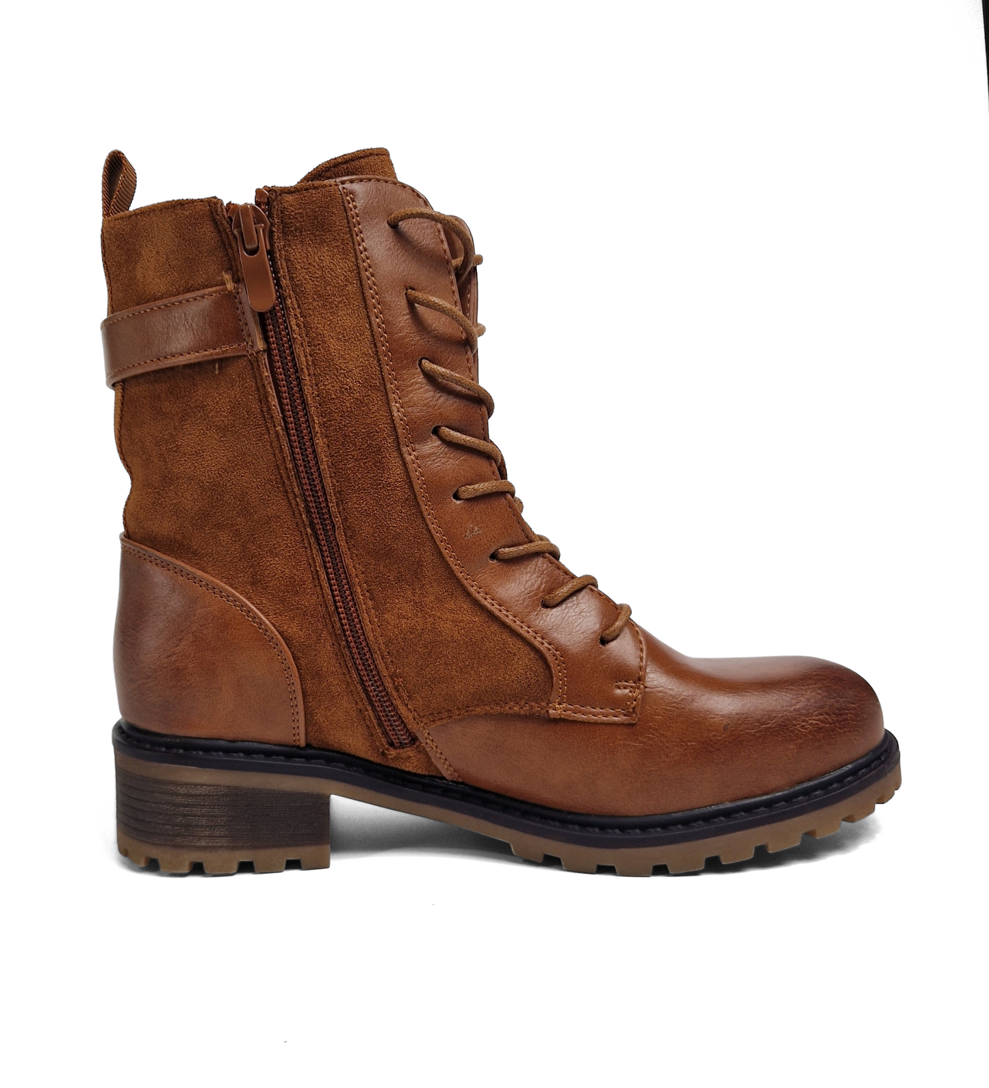 BOTTINES plates femme MOLLY CAMEL