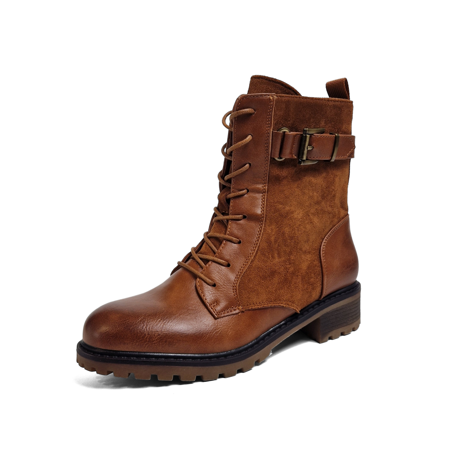 BOTTINES plates femme MOLLY CAMEL