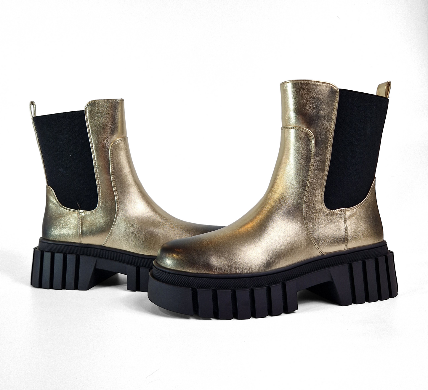 BOTTINES semelles épaisses LOUISE GOLD