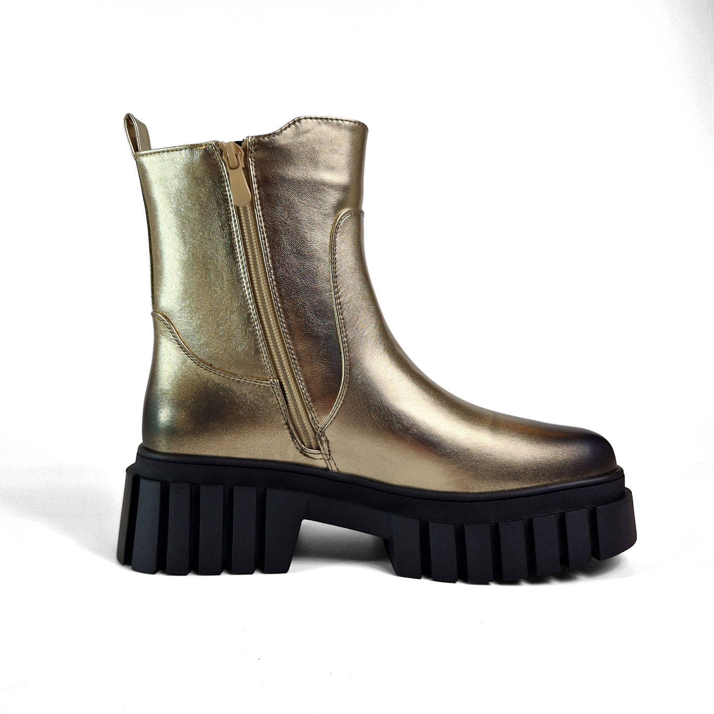 BOTTINES semelles épaisses LOUISE GOLD