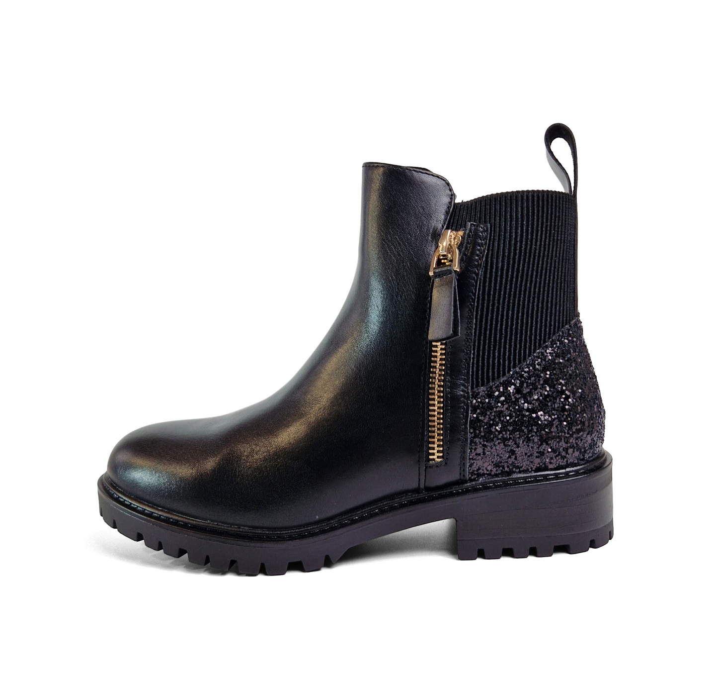 BOTTINES femmes pailletées AMBRE NOIRE