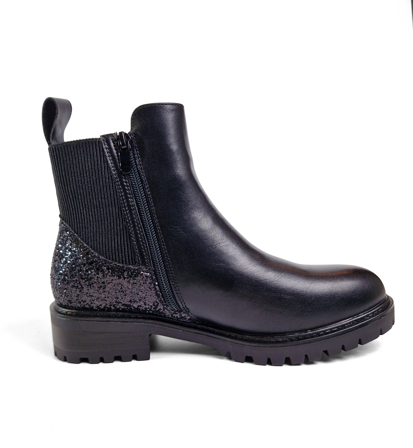 BOTTINES femmes pailletées AMBRE NOIRE