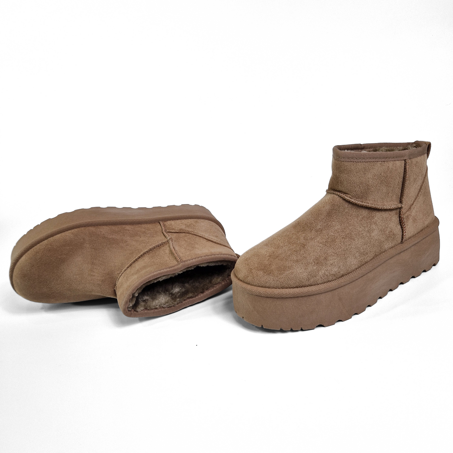 BOTTINES fourrées femmes ALBA MARRON