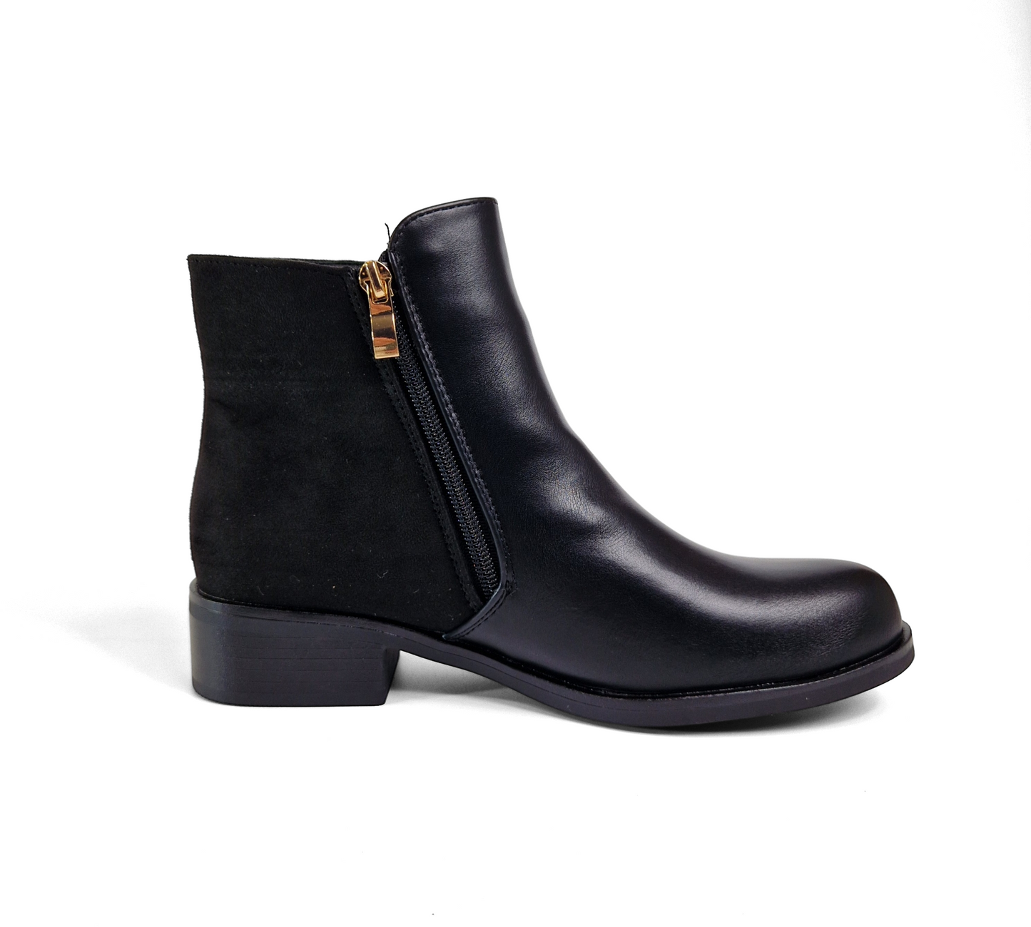 BOTTINES femmes plates JADE NOIRE