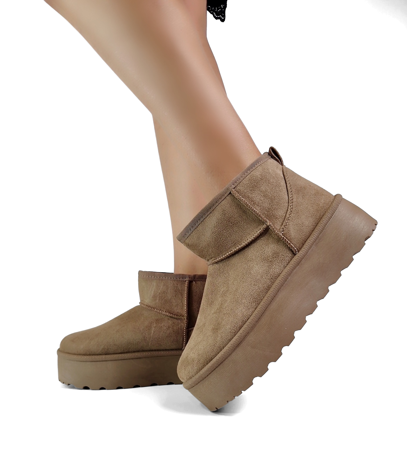 BOTTINES fourrées femmes ALBA MARRON