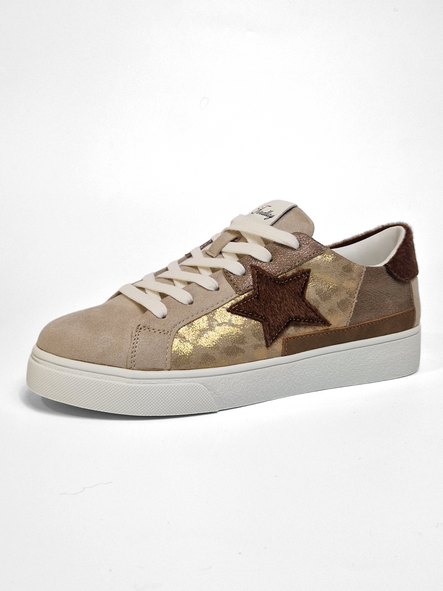 BASKETS étoile léopard femme KIM TAUPE