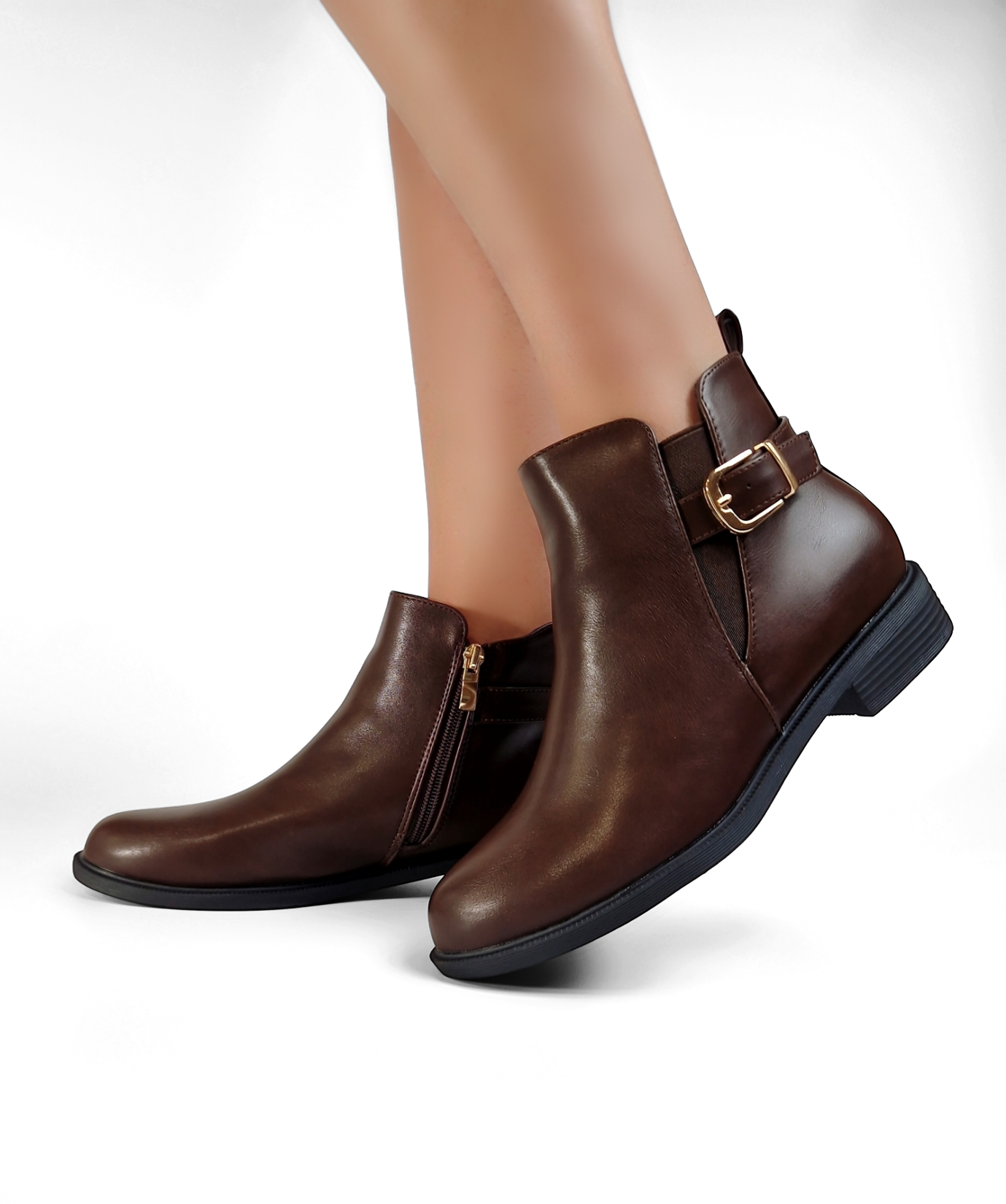 BOTTINES plates femmes DIANE BROWN