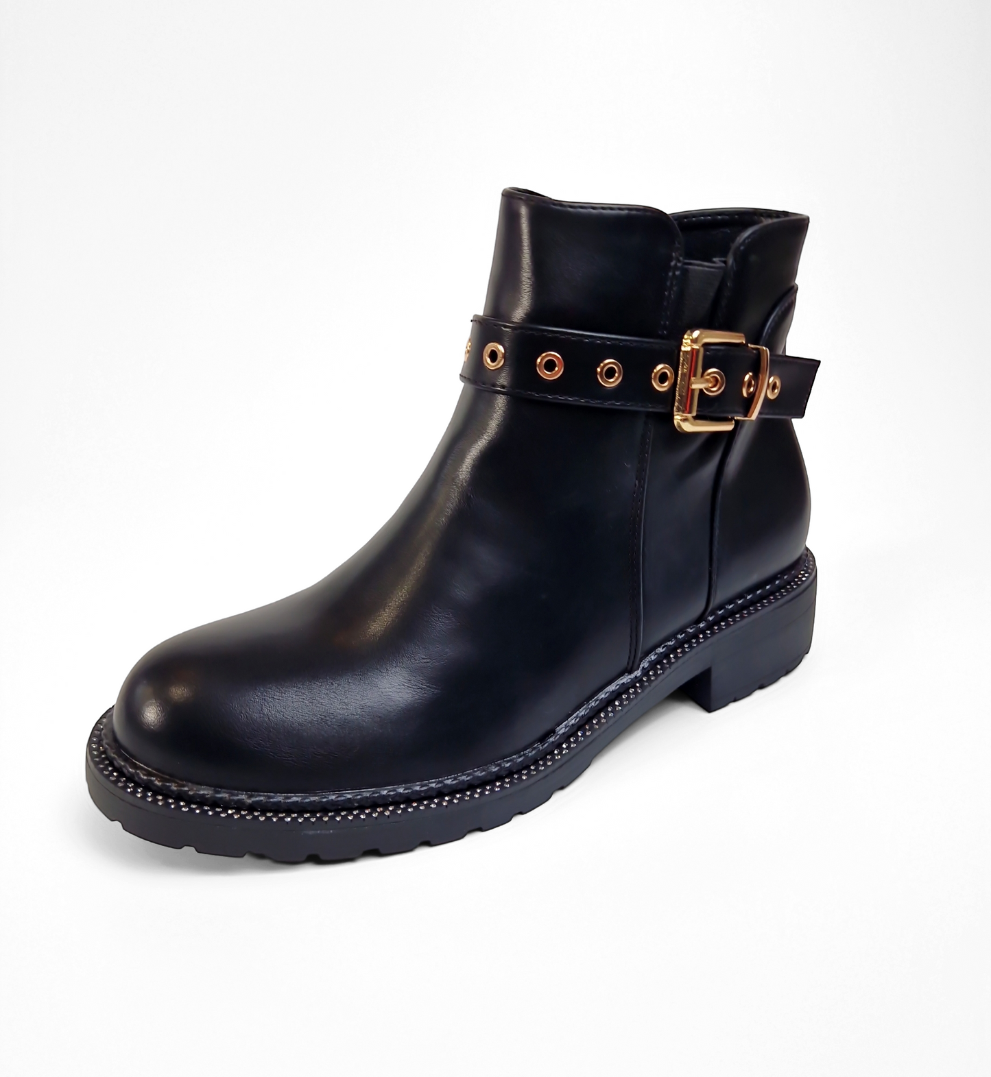 BOTTINES femmes plates LANNA NOIRE