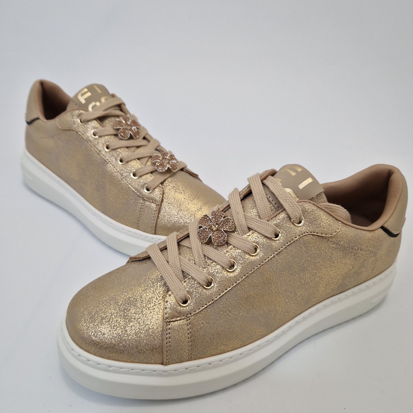 BASKETS scintillantes femmes ZOE GOLD