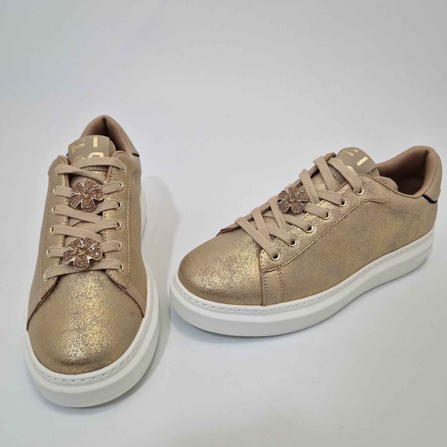 BASKETS scintillantes femmes ZOE GOLD