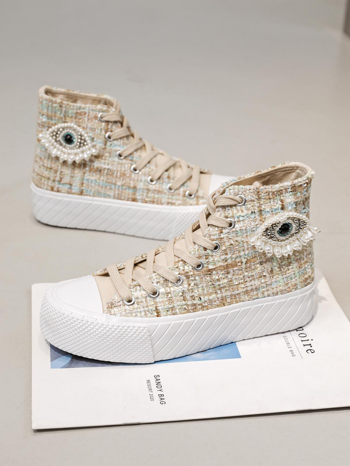 BASKETS montantes femmes PERLA MULTICOLORE