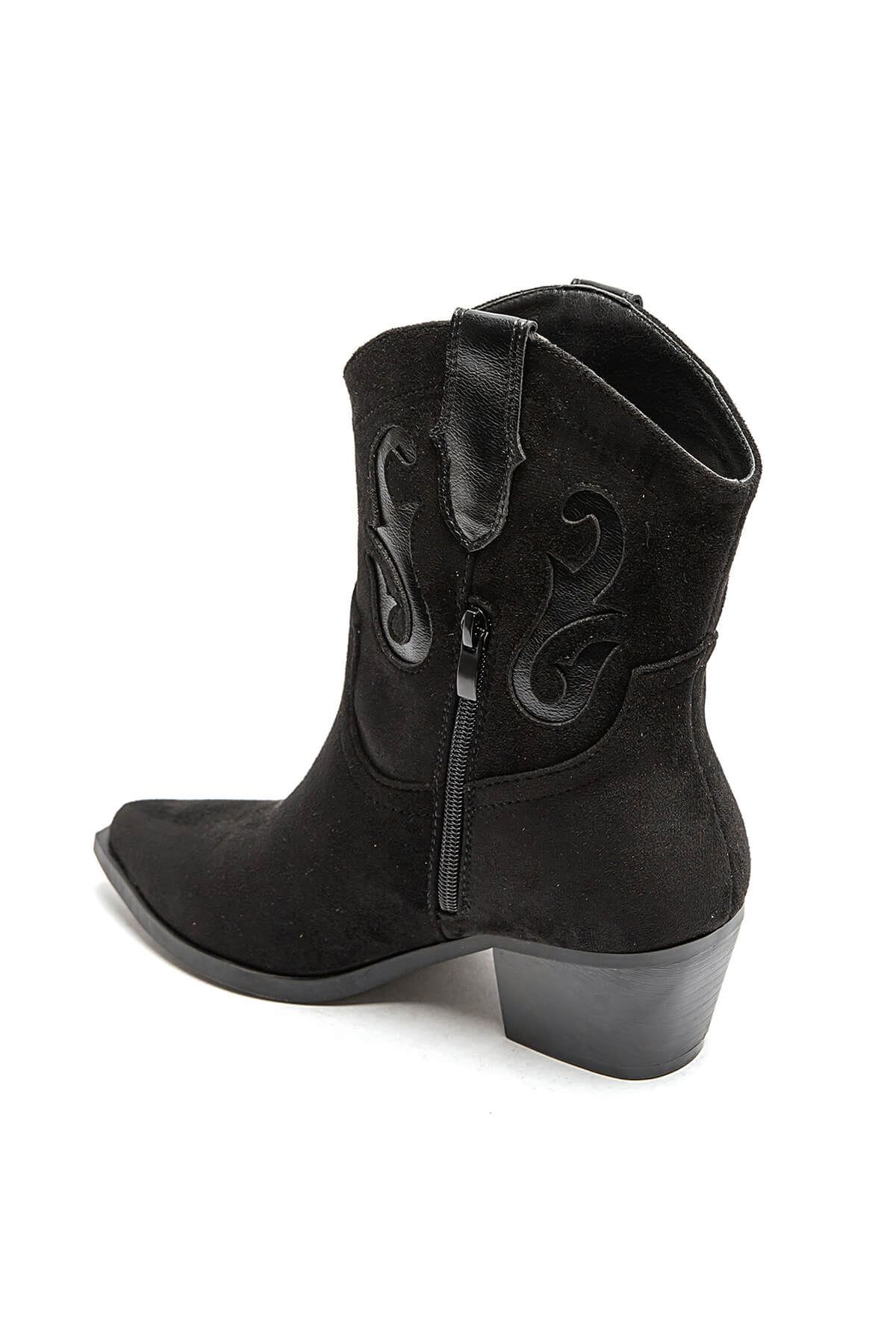 BOTTINES femmes santiags à talons TIFFANY NOIRE