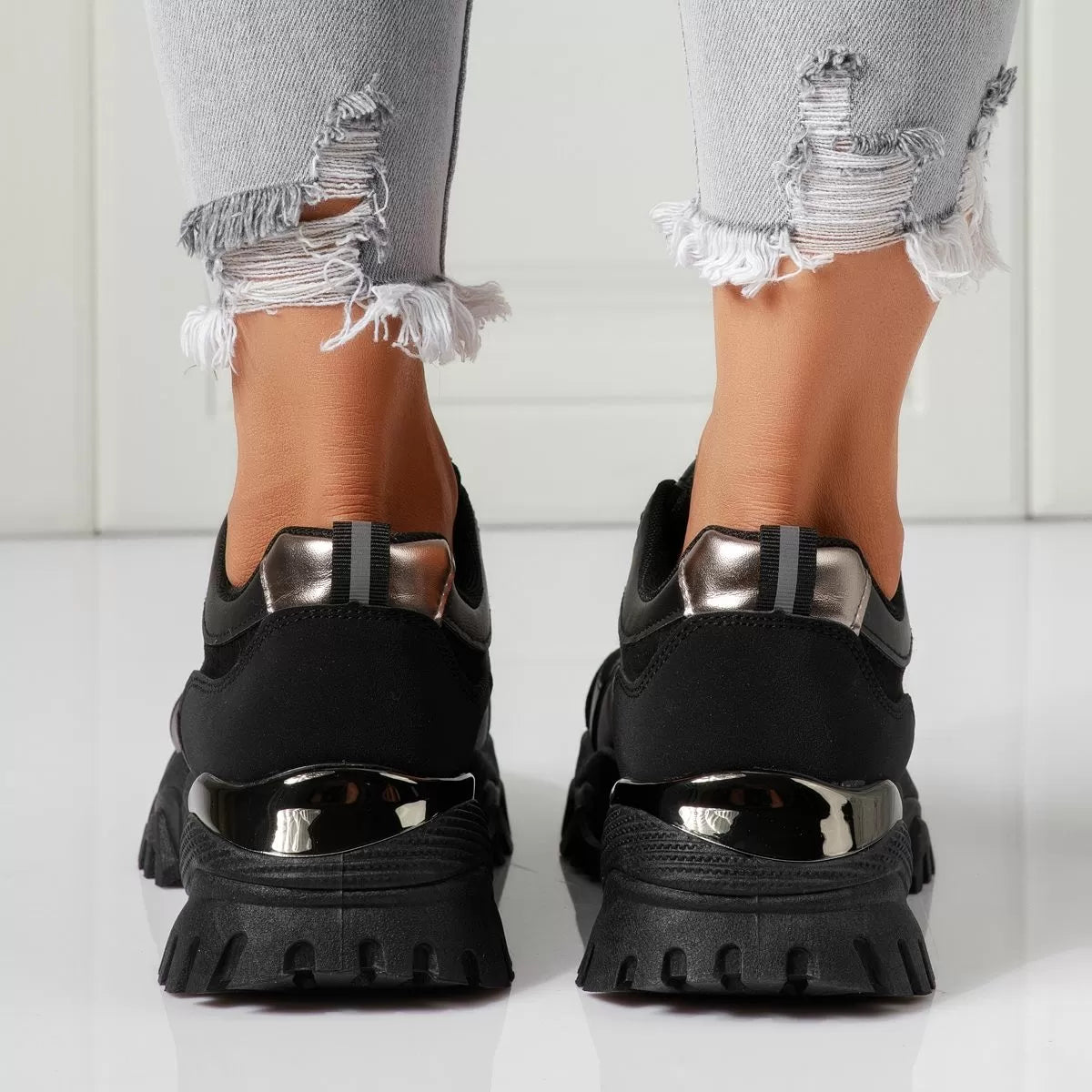 BASKETS femmes LYVIA NOIRE