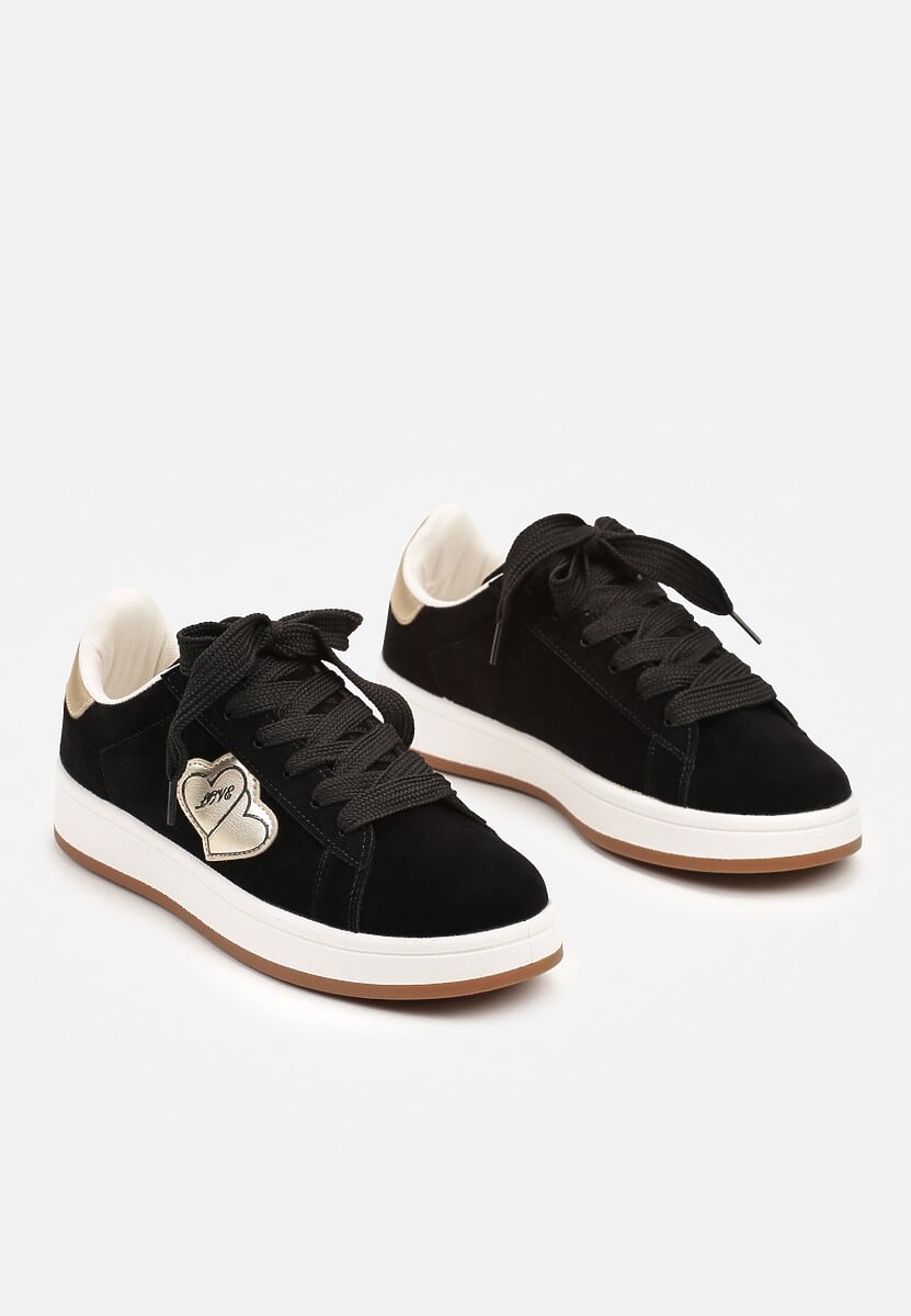 BASKETS plates femmes SAVANA NOIRE