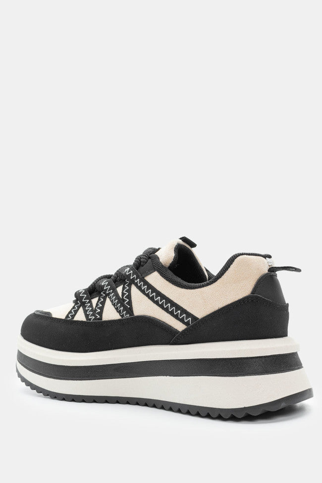BASKETS plateforme LAURIE NOIRE