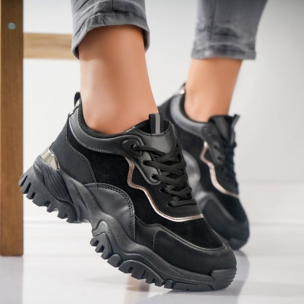BASKETS femmes LYVIA NOIRE