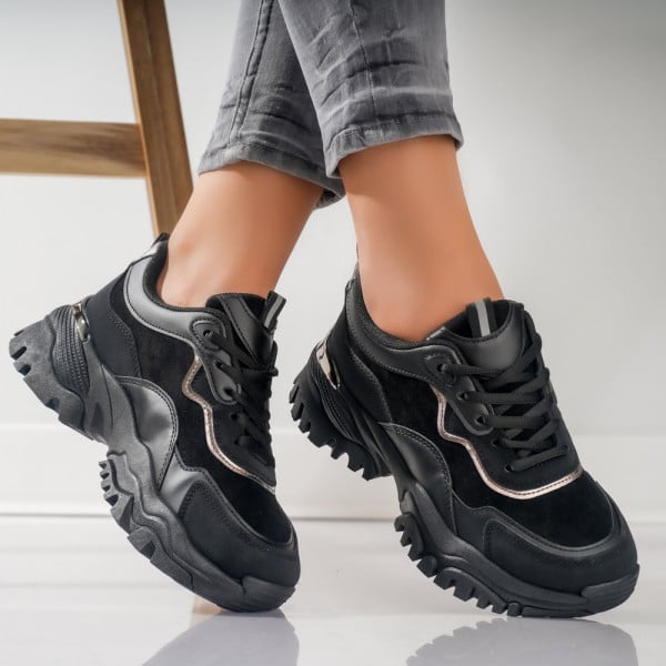 BASKETS femmes LYVIA NOIRE