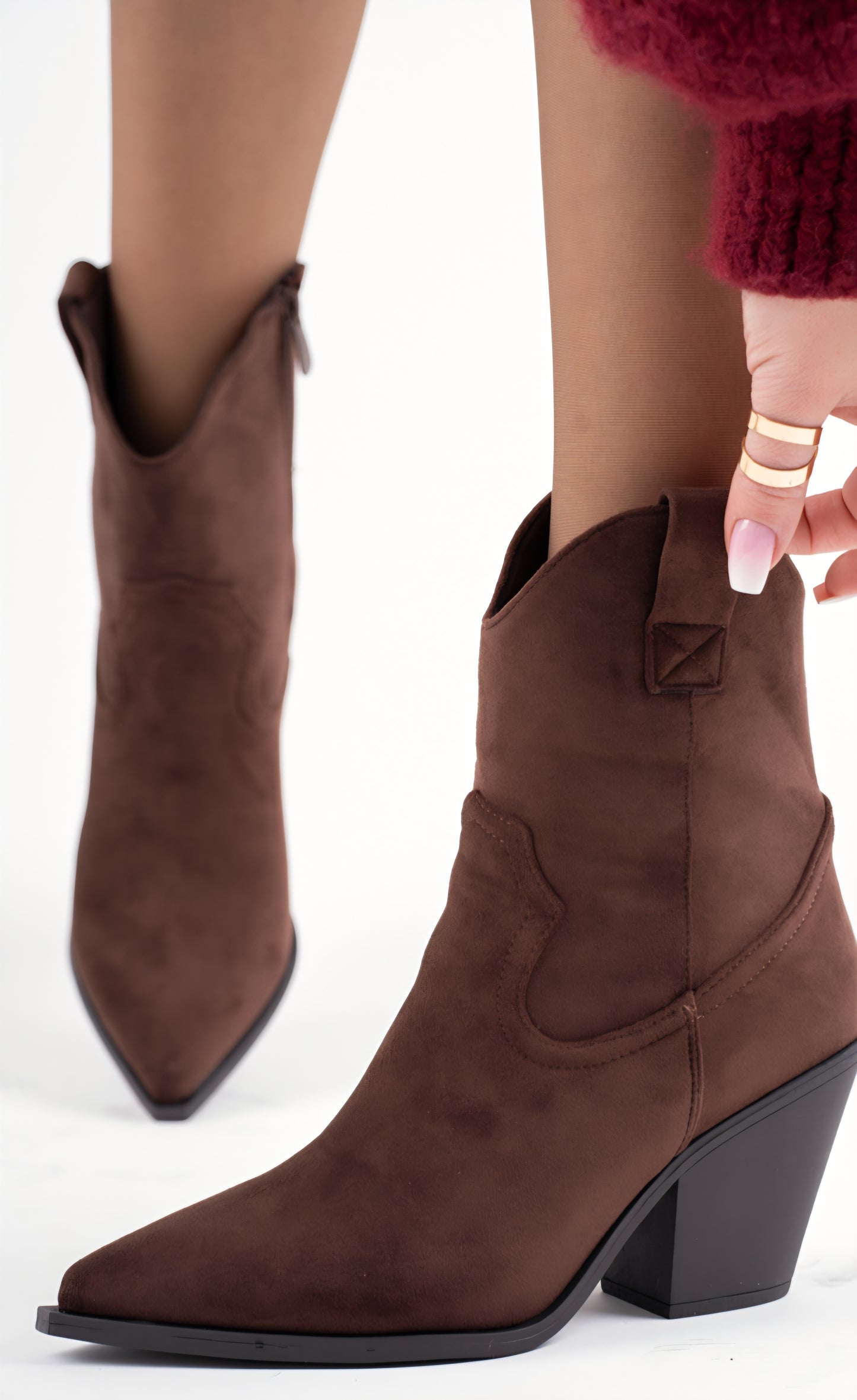 BOTTINES femme MARRON chocolat ERYS