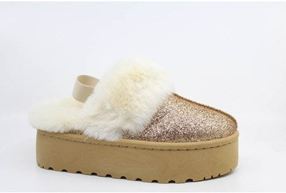MULES pailletées MILA GOLD