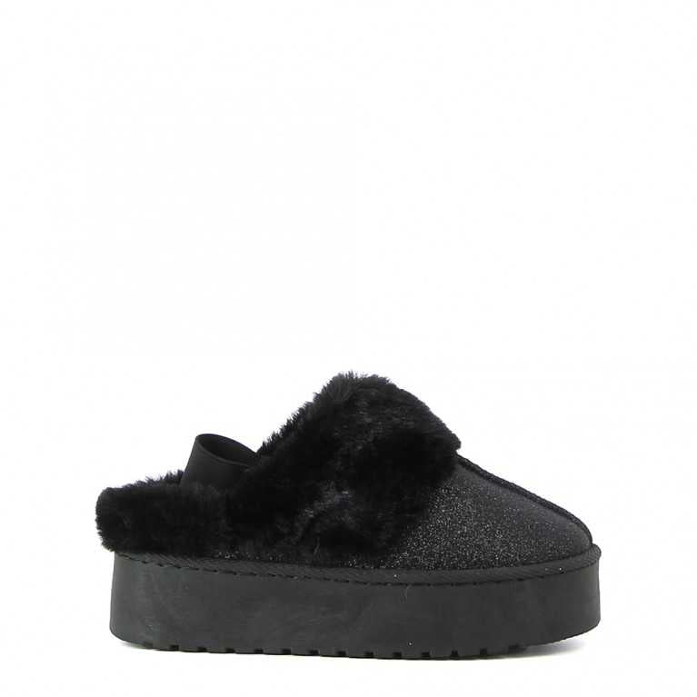 MULES pailletées MILA NOIR