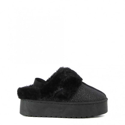 MULES pailletées MILA NOIR