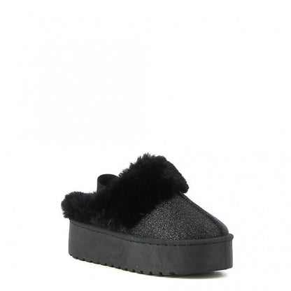 MULES pailletées MILA NOIR