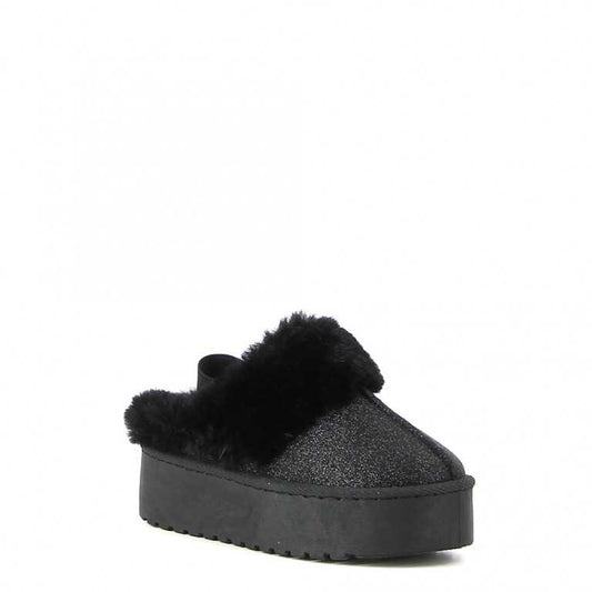MULES pailletées MILA NOIR