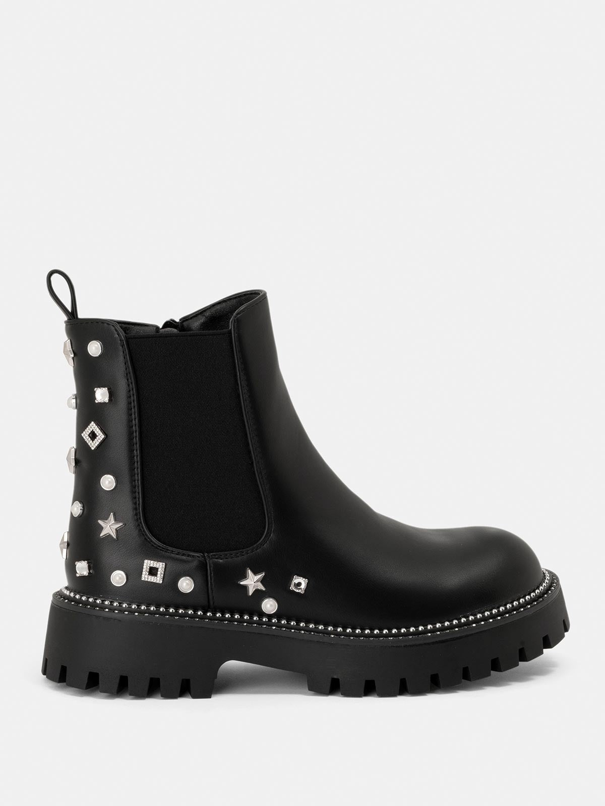 BOTTINES femmes bijoux argentés INES BLACK