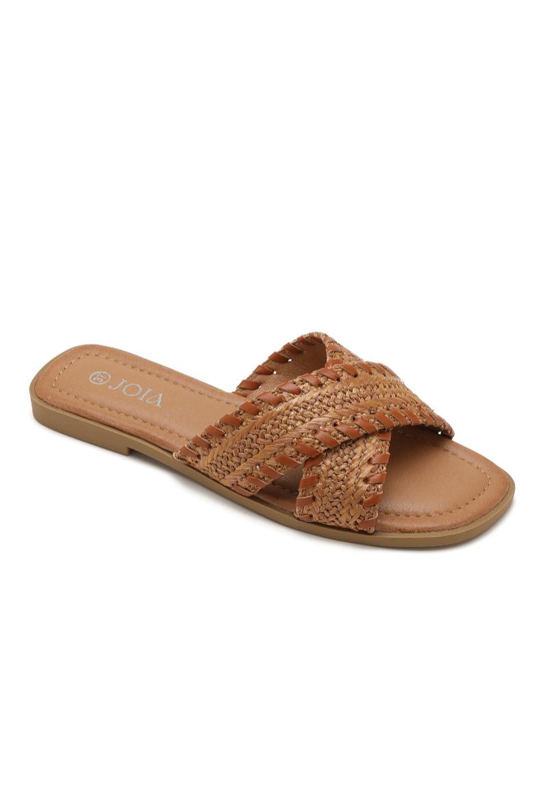 SANDALES plates femme FANNY MARRON